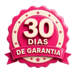 Selo 3D de 30 dias de garantia