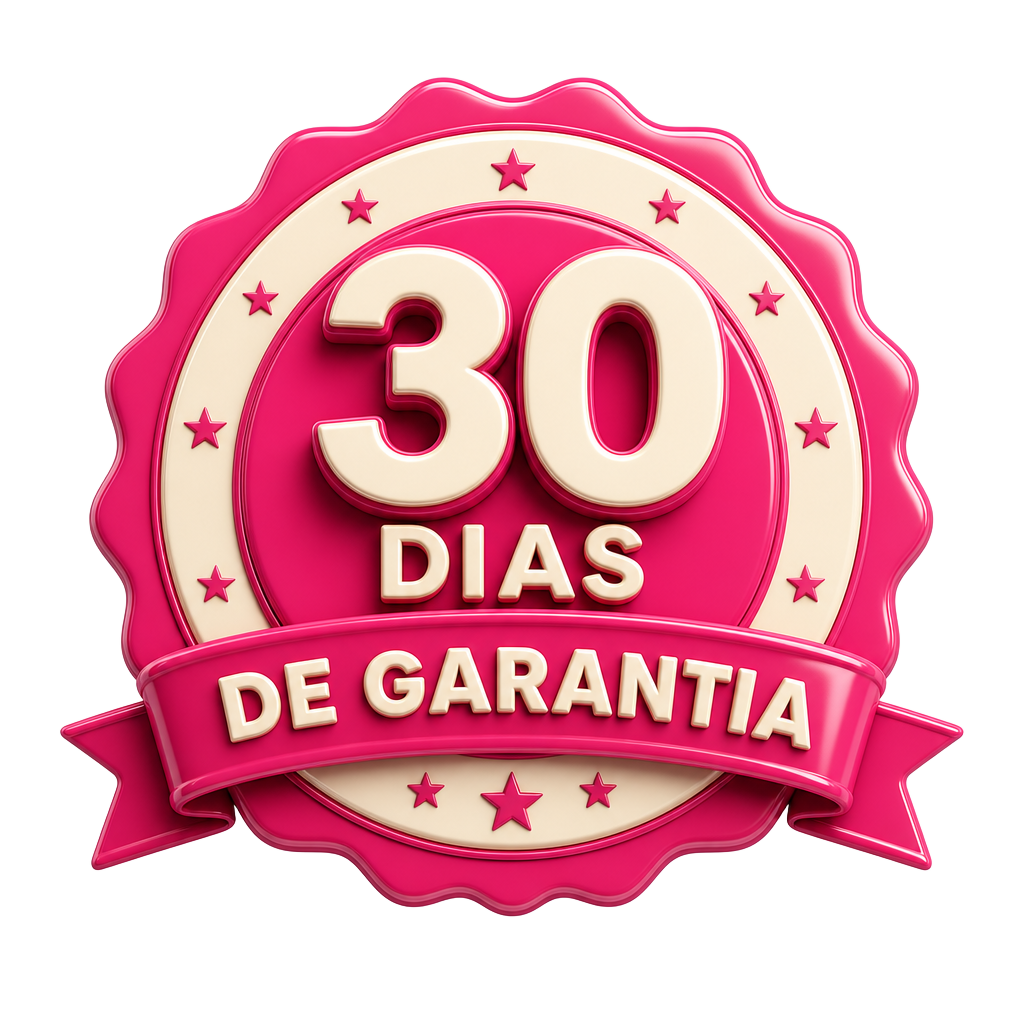 Selo 3D de 30 dias de garantia